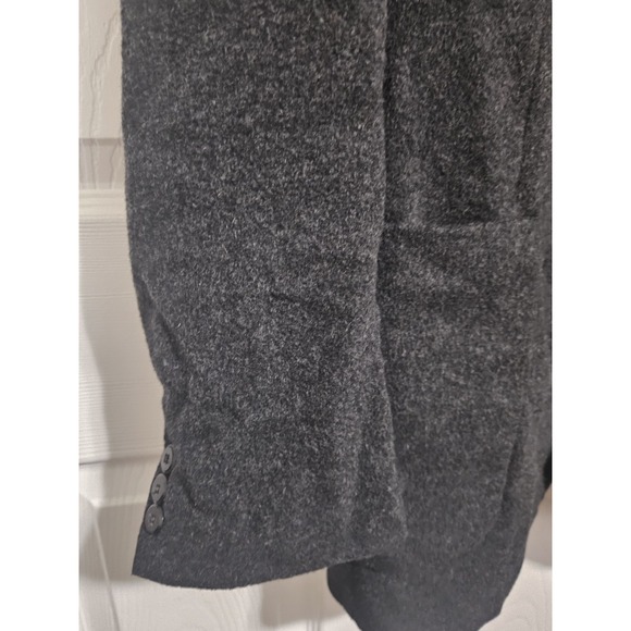 Vintage GGG Gray Blazer Cashmere Wool Blend Men's 40L Jacket Formal Dress - Picture 2 of 5